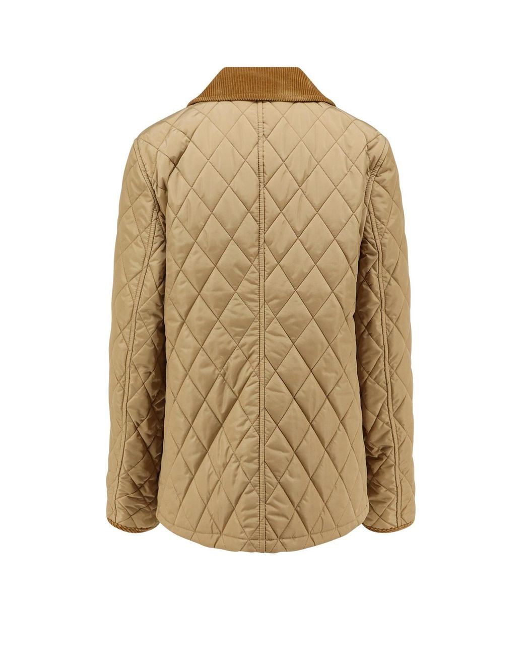 Burberry Natural Quilted Jacket Sand/Flax