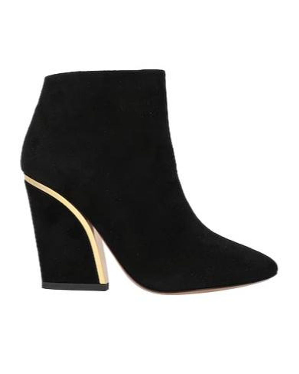 Chloé Black Ankle Boots Leather