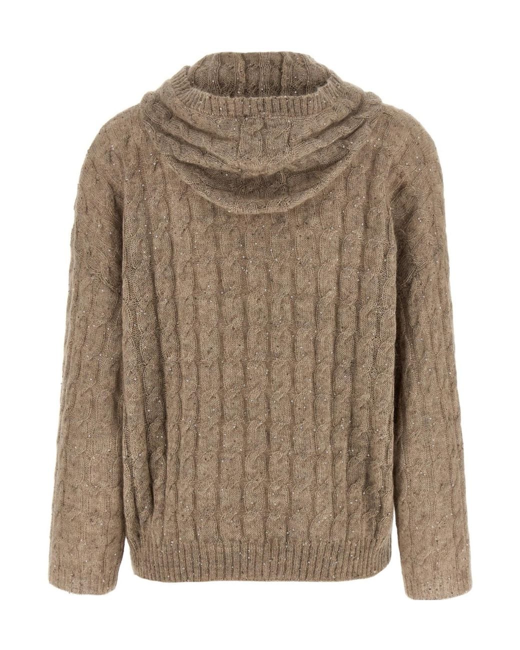 Brunello Cucinelli Brown Long Sleeve Sweater