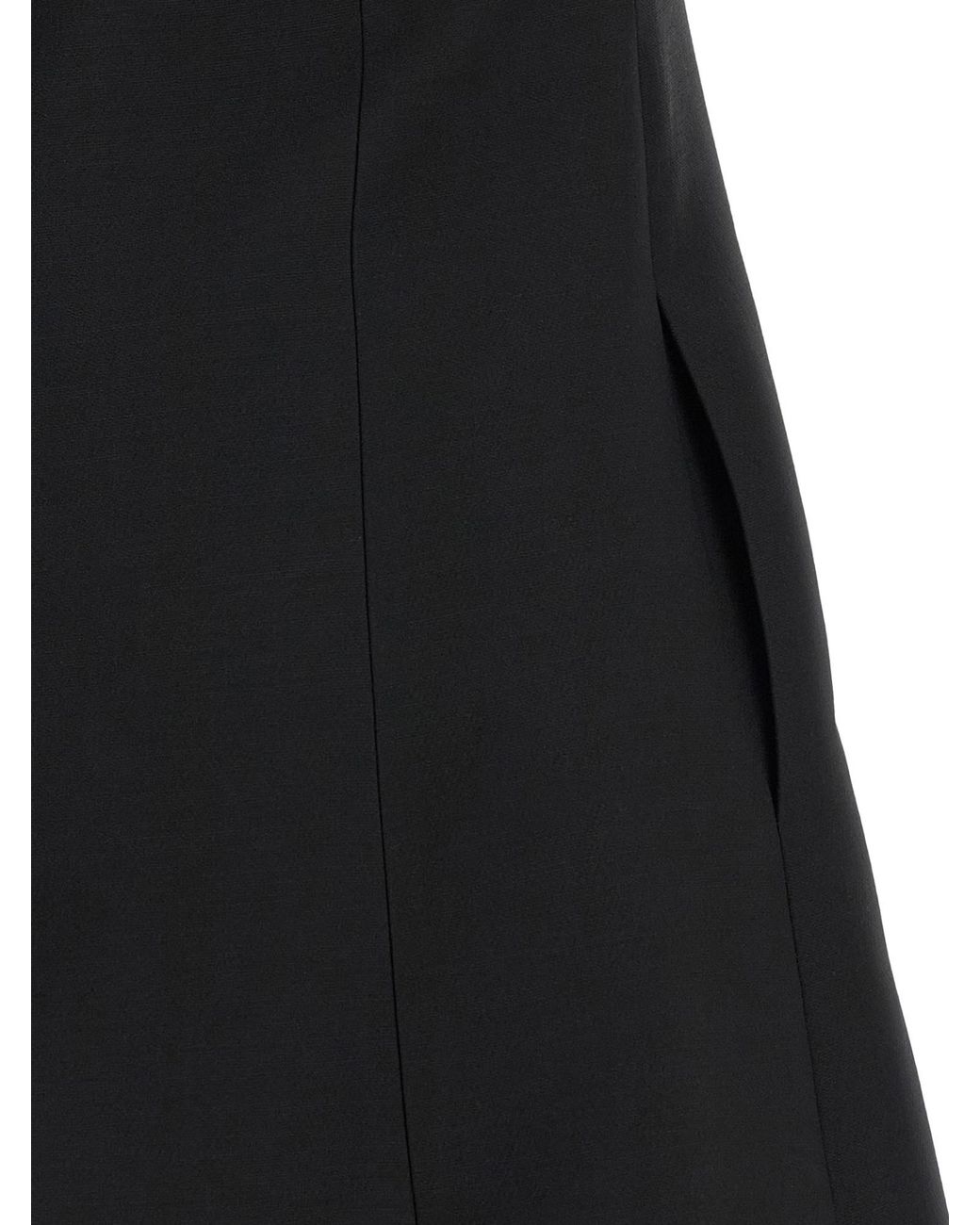 Valentino Black Bow Embellished Halterneck Dress