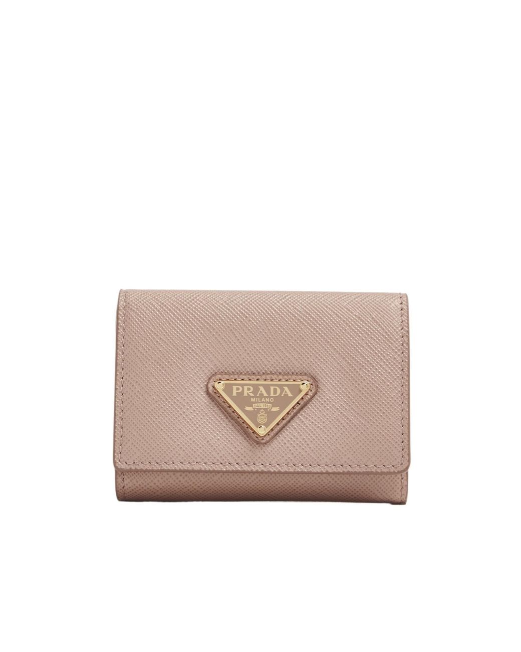 Prada Natural Saffiano Leather Wallet