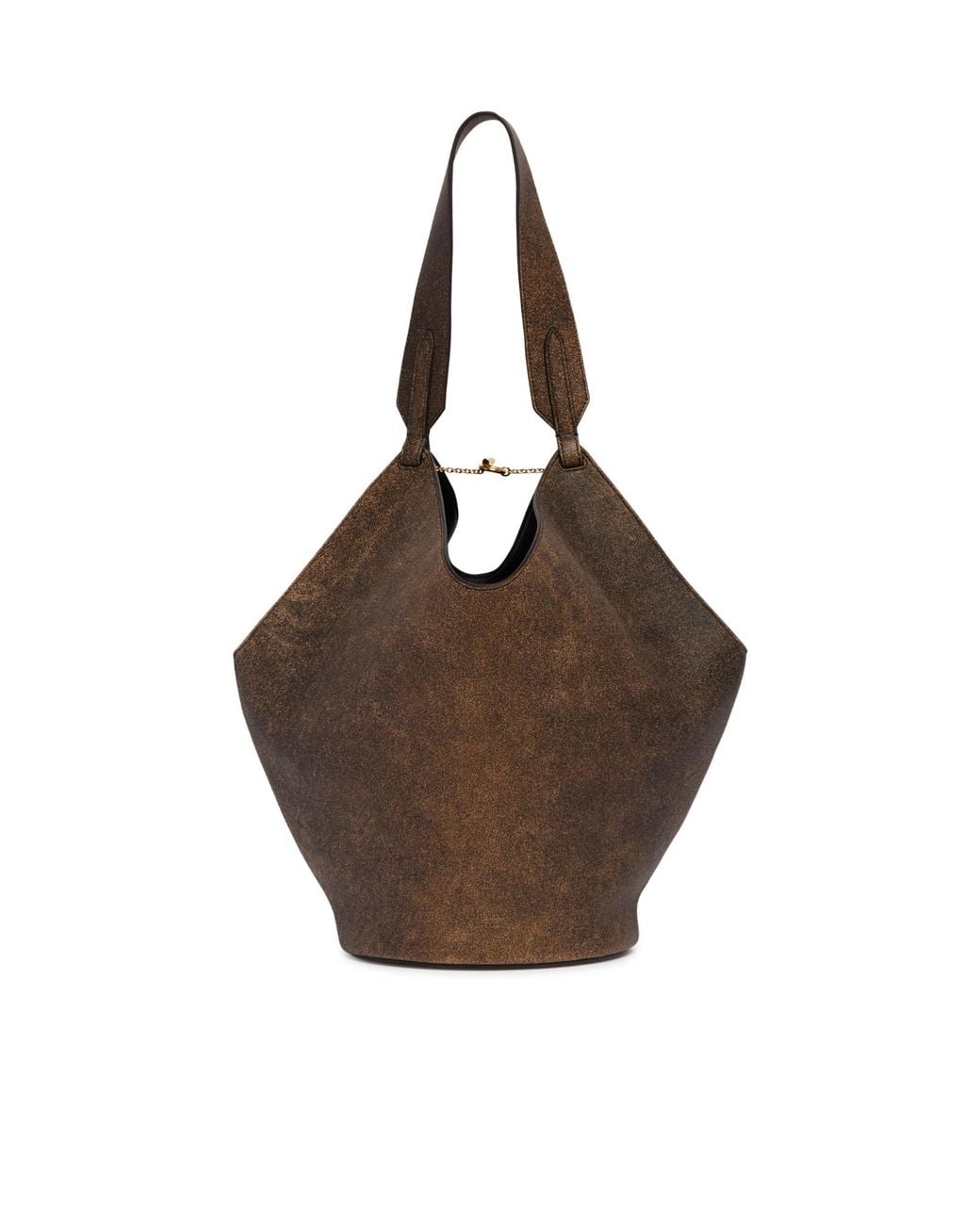 Khaite Brown Lotus Tote Bag