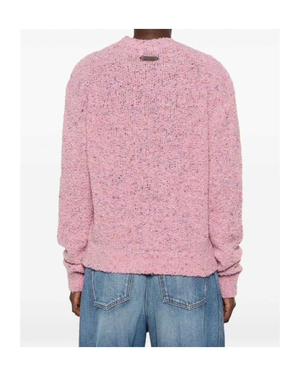 Moschino Pink Long-Sleeved Sweater