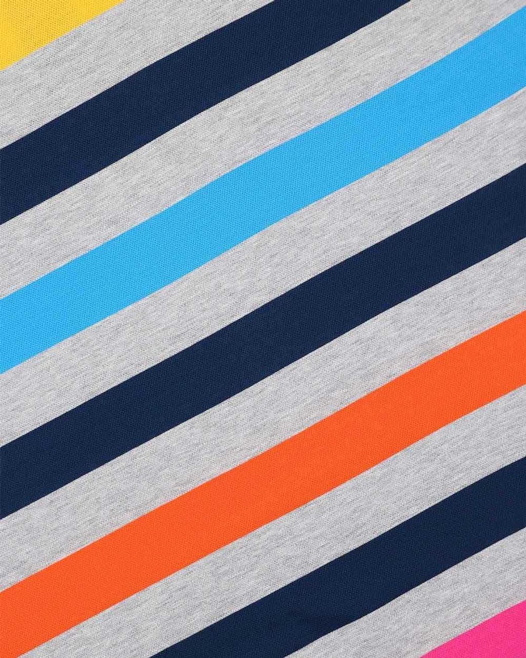 Paul & Shark Blue Striped Short-Sleeved Polo Shirt for men