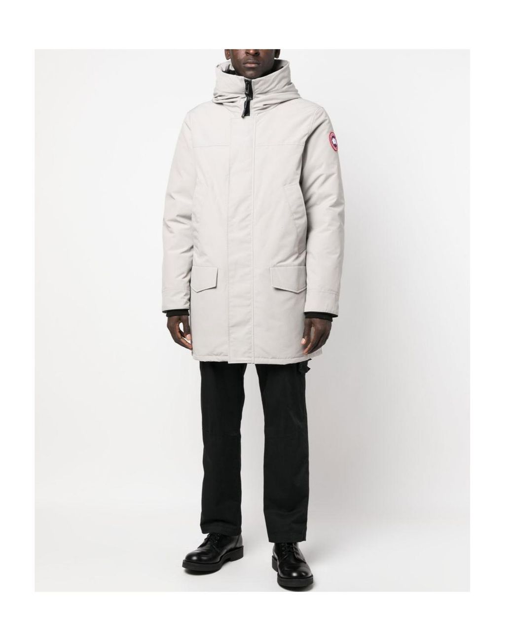 Canada Goose Gray Langford Parka Coat for men