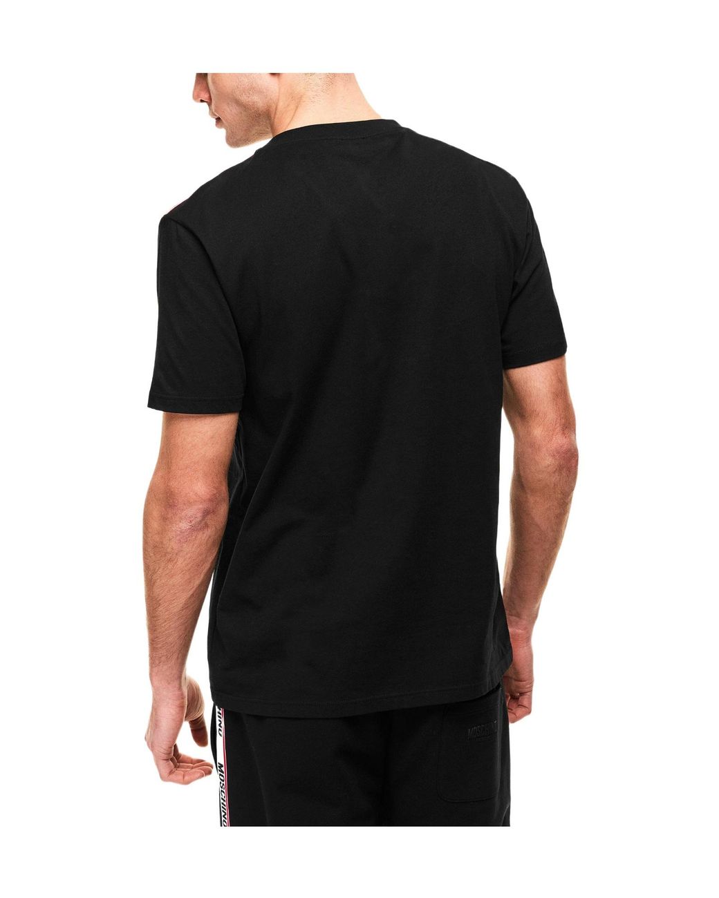 Moschino Black Regularfit Tshirt for men