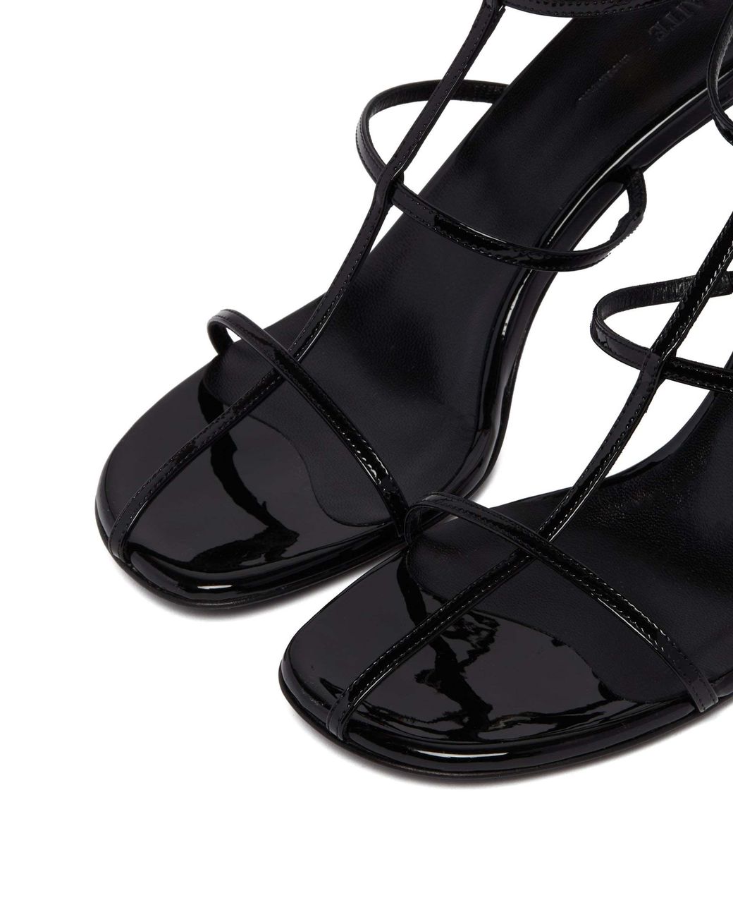Khaite Metallic Cage Sandals