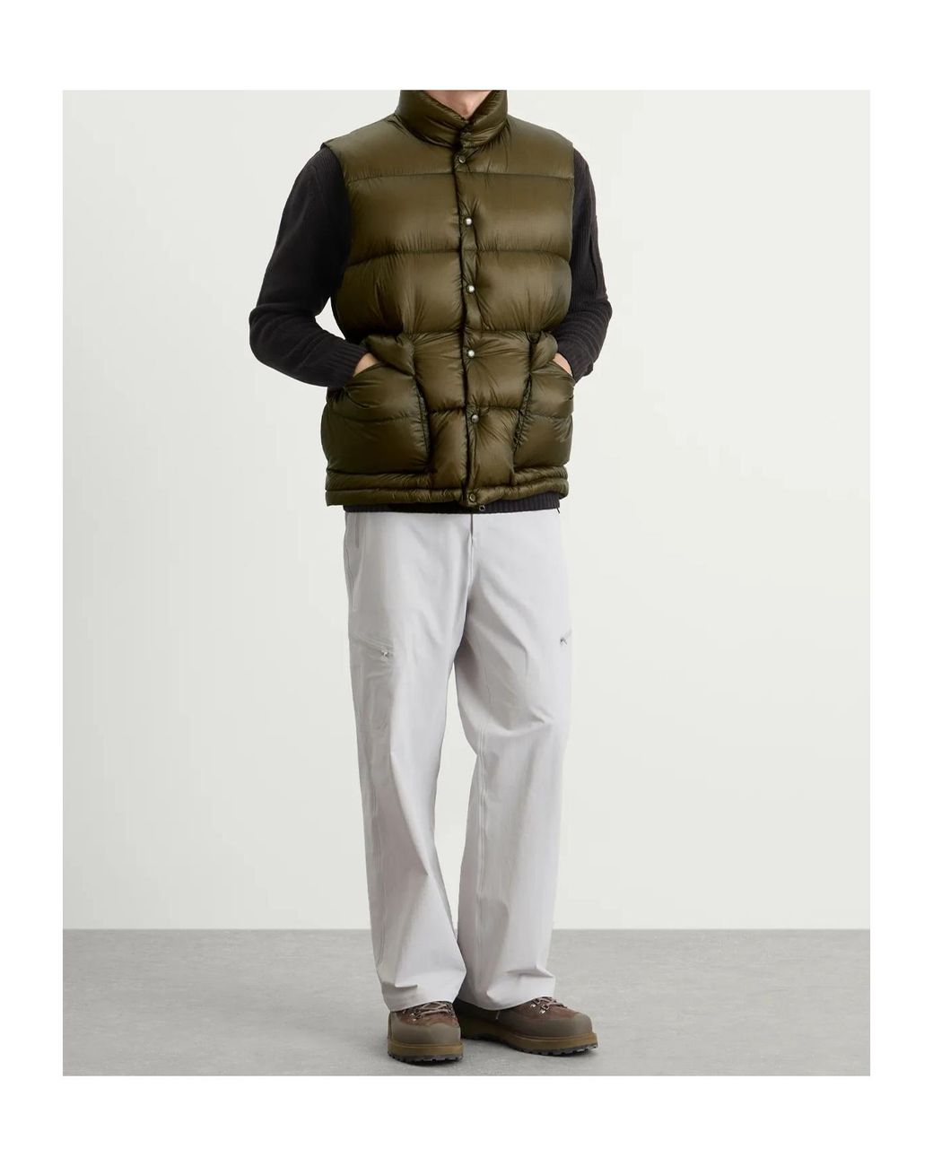 C P Company Green D.D. Shell Down Gilet for men