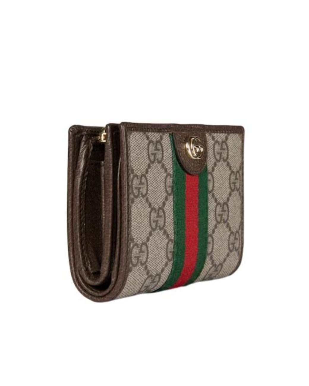 Gucci Gray Ophidia Small Wallet