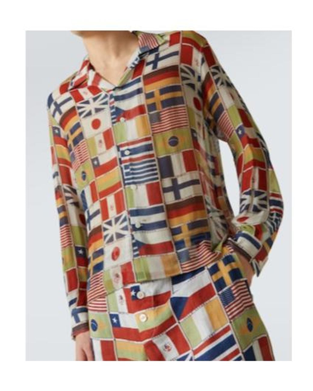 Bode Multicolor Printed Shirt for men