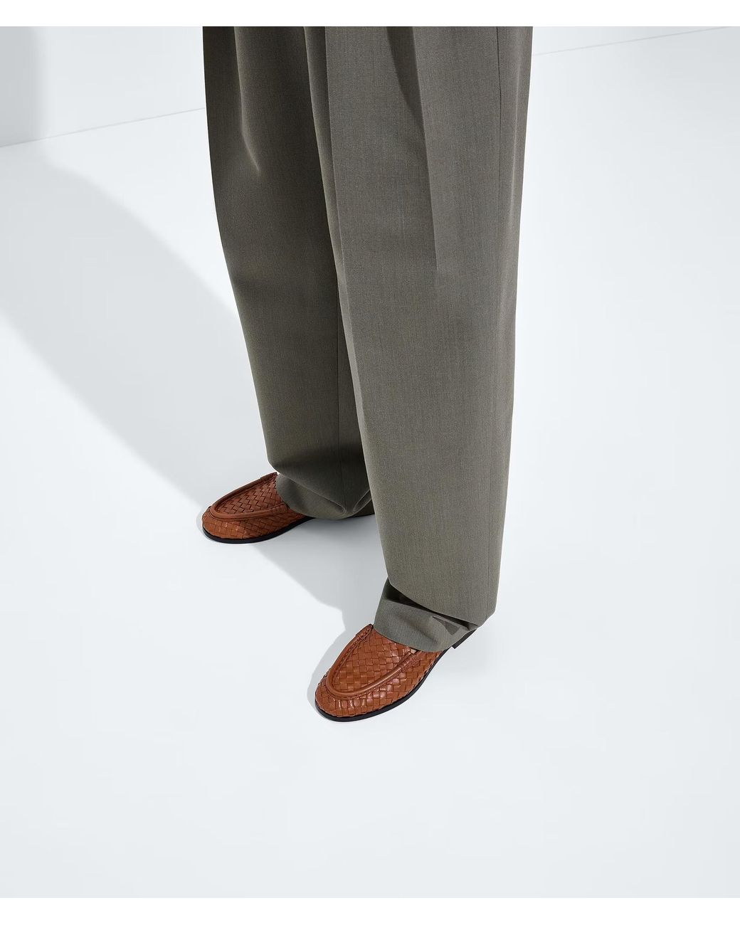 Bottega Veneta Brown Silenzio Loafers