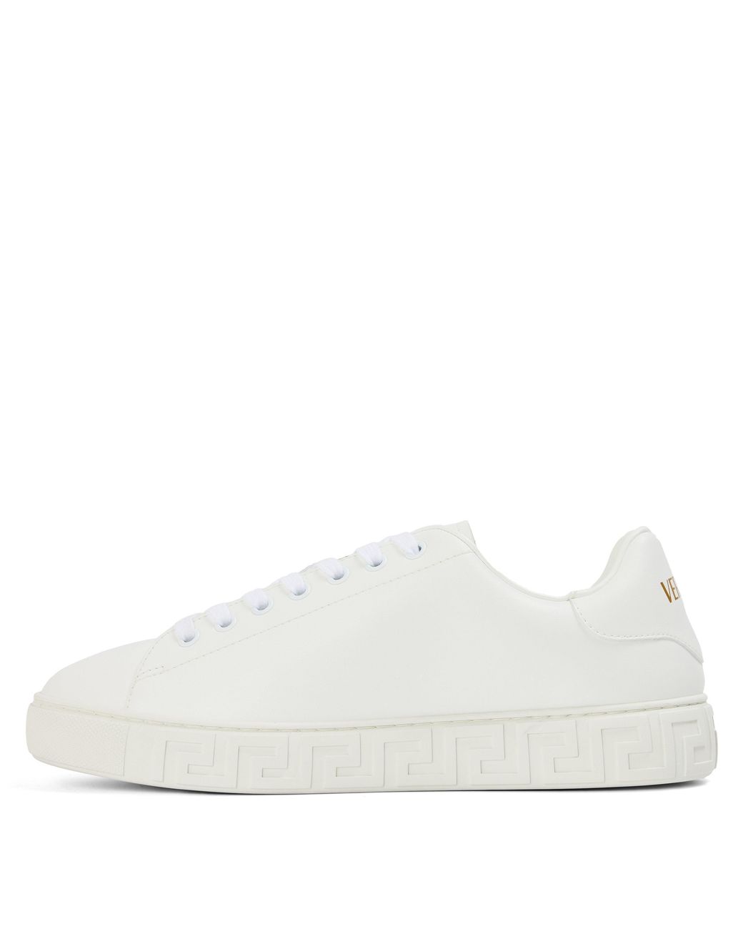 Versace White Platform Trainers