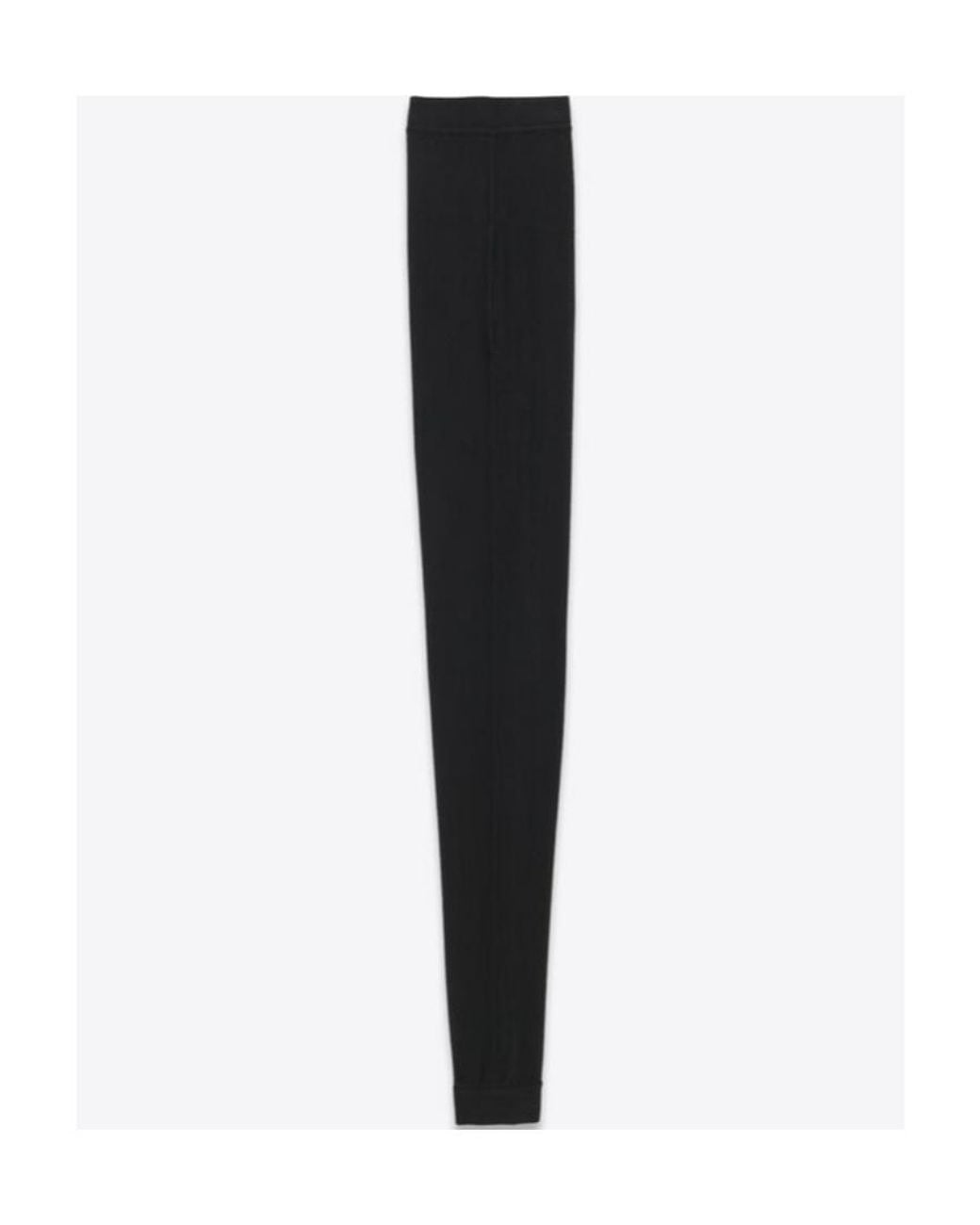 Saint Laurent Black High Waist Leggings