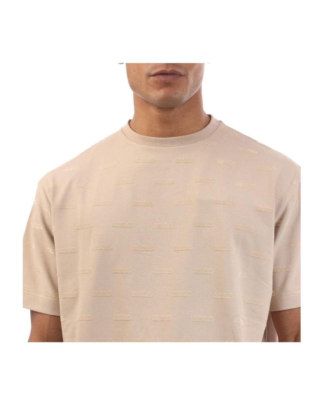 Boss Natural Crewneck Shortsleeve Tshirt for men
