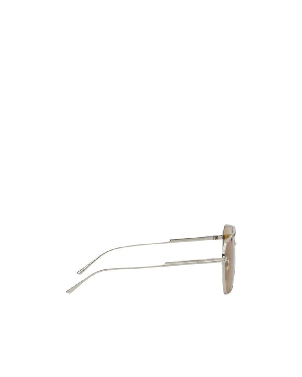 Bottega Veneta Metallic Pilot-Frame Sunglasses for men