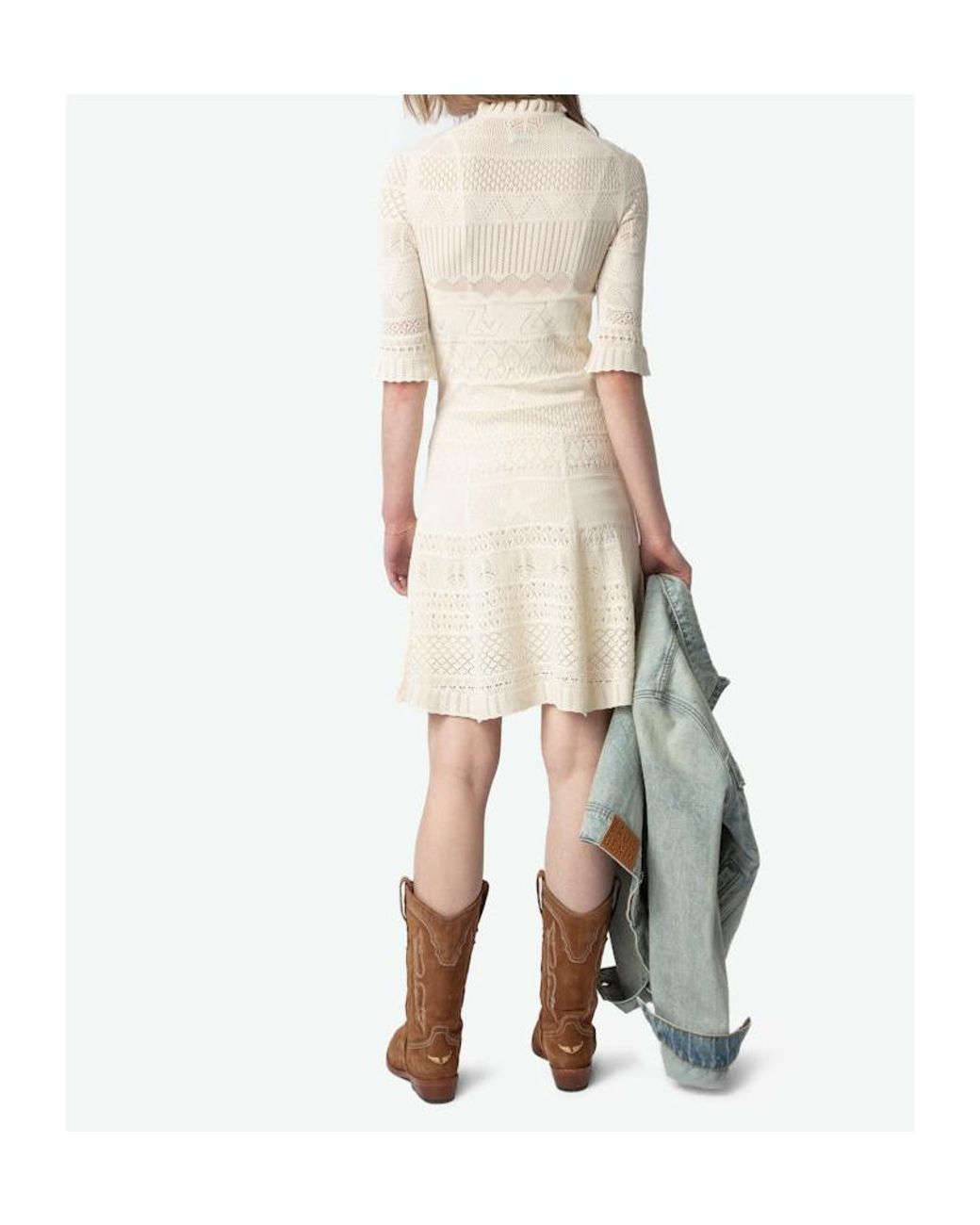 Zadig & Voltaire White Memphisa Dress