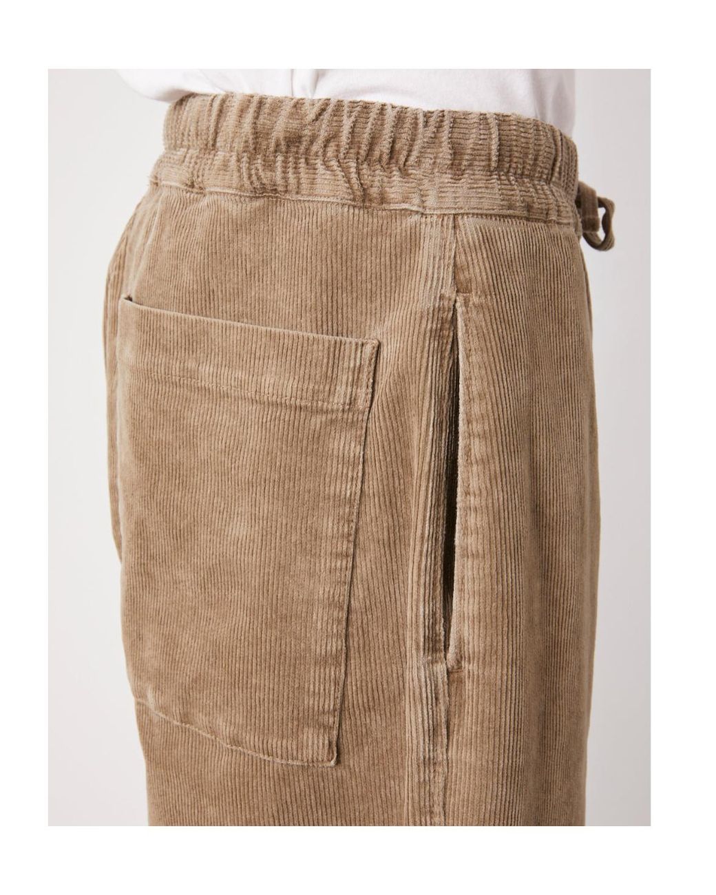 Officine Generale White Loose-Fitting Trousers for men
