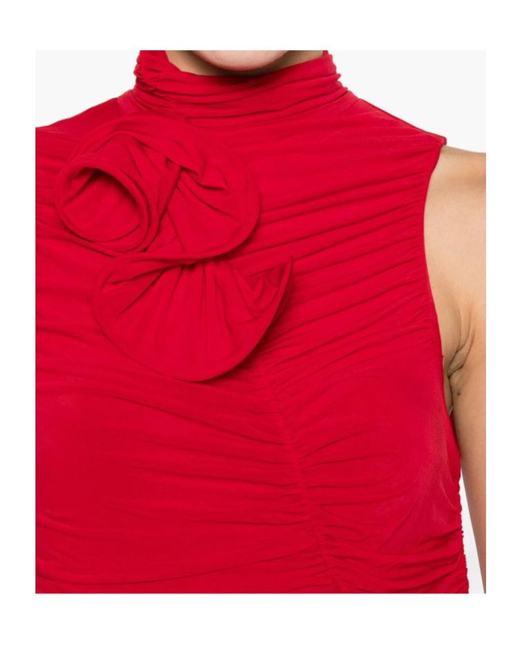 Magda Butrym Red Sleeveless Dress
