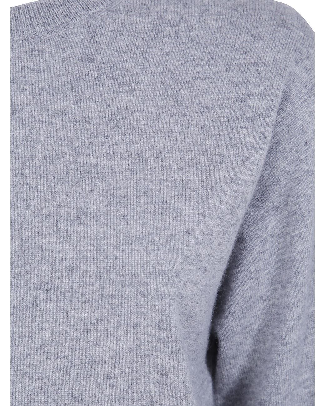 Extreme Cashmere Blue Long Sleeved Crewneck Knitted Jumper