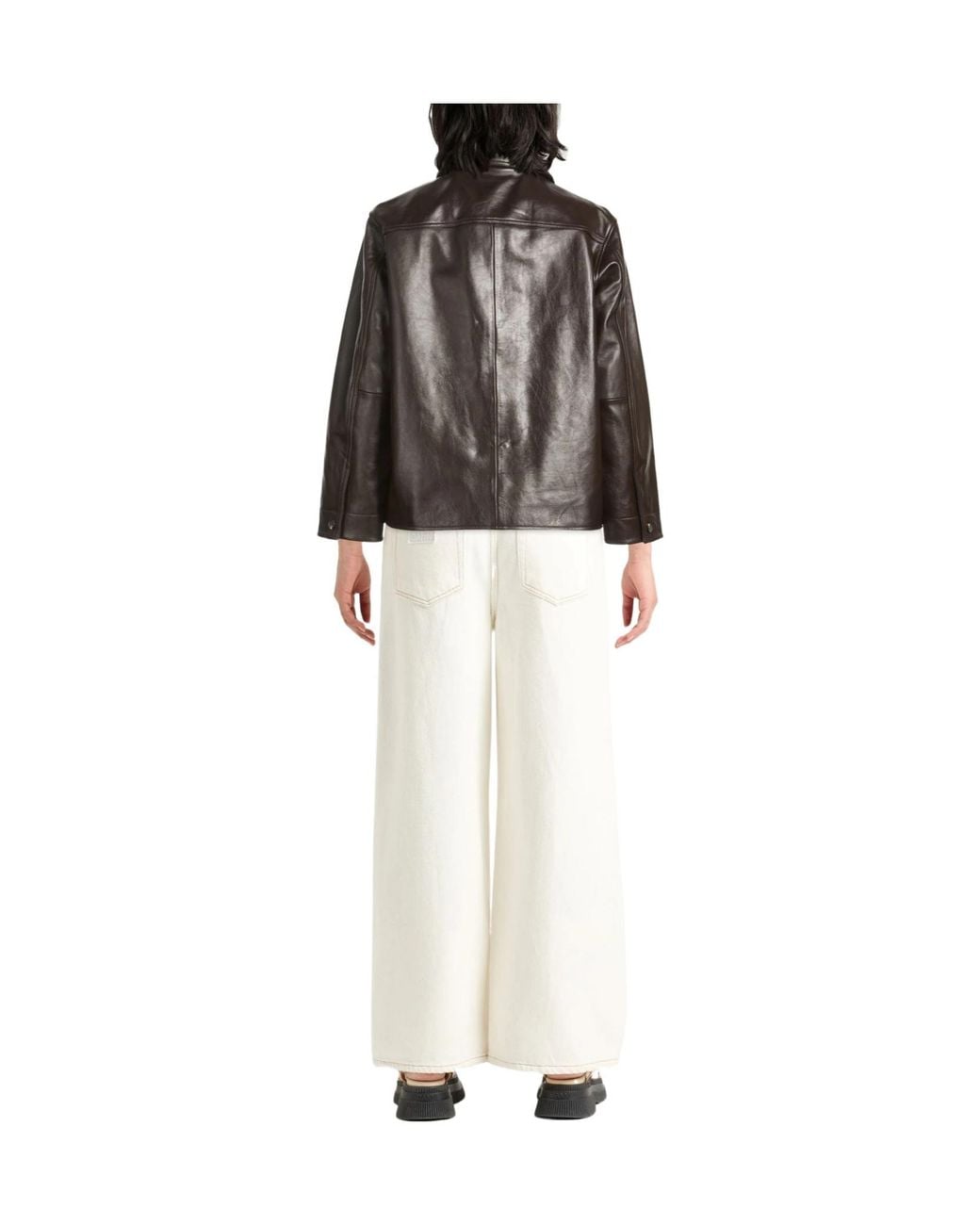 Rag & Bone Brown Simple Leather Jacket