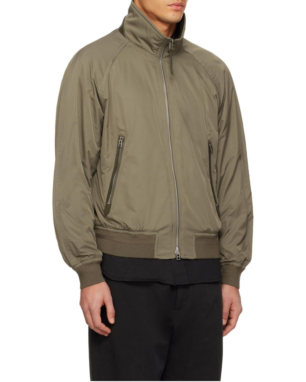 Tom Ford Green Jacket With Cashmere Lining for men