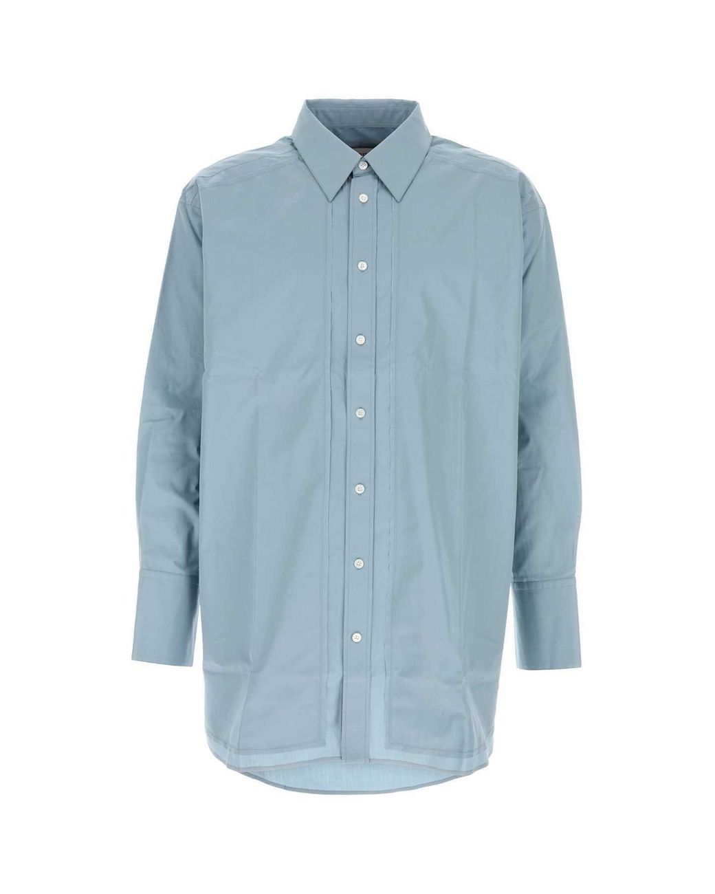 AMI Blue Relaxed Shirt for men