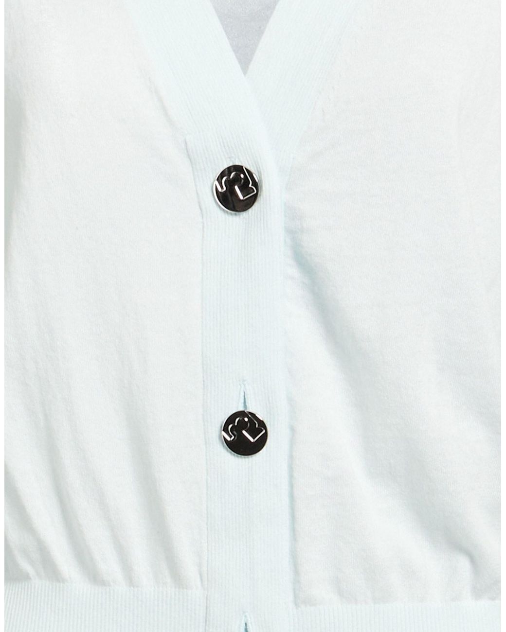 Tory Burch White Solid Color Lightweight Knit Sweater