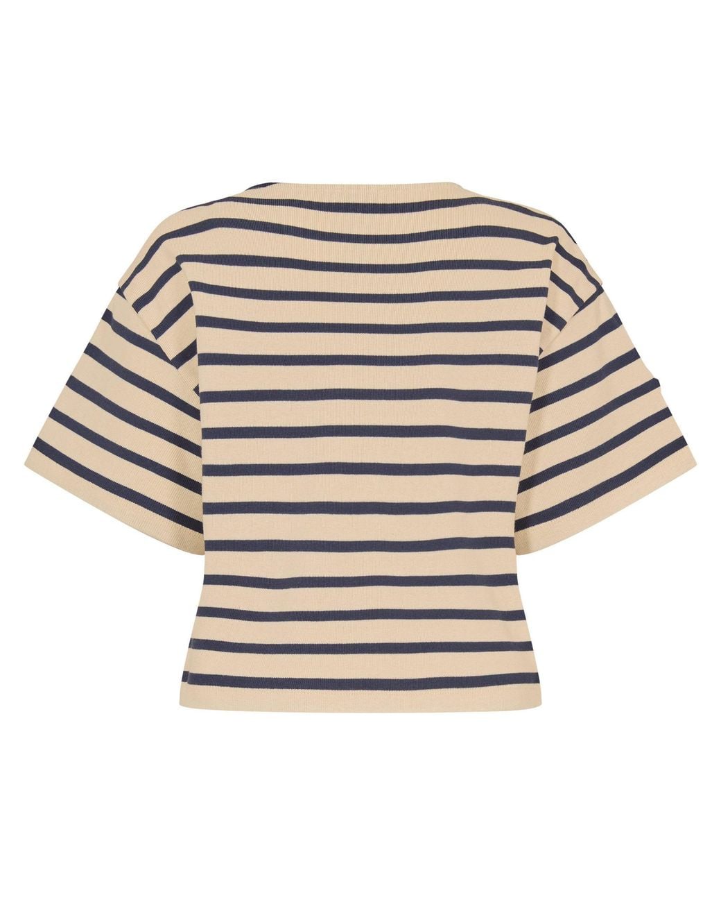 Moncler White Striped T-Shirt