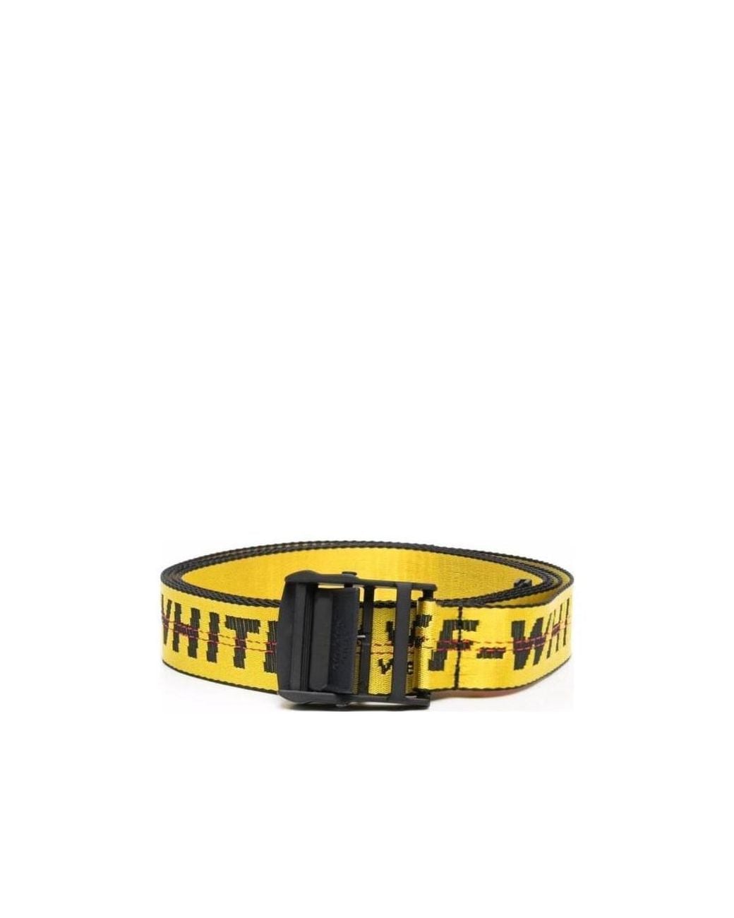 Off-White c/o Virgil Abloh Yellow Classic Industrial Belt for men