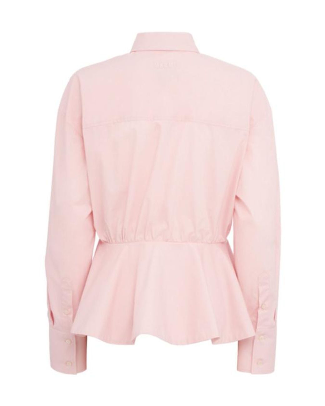 MSGM Pink Cotton Poplin Shirt