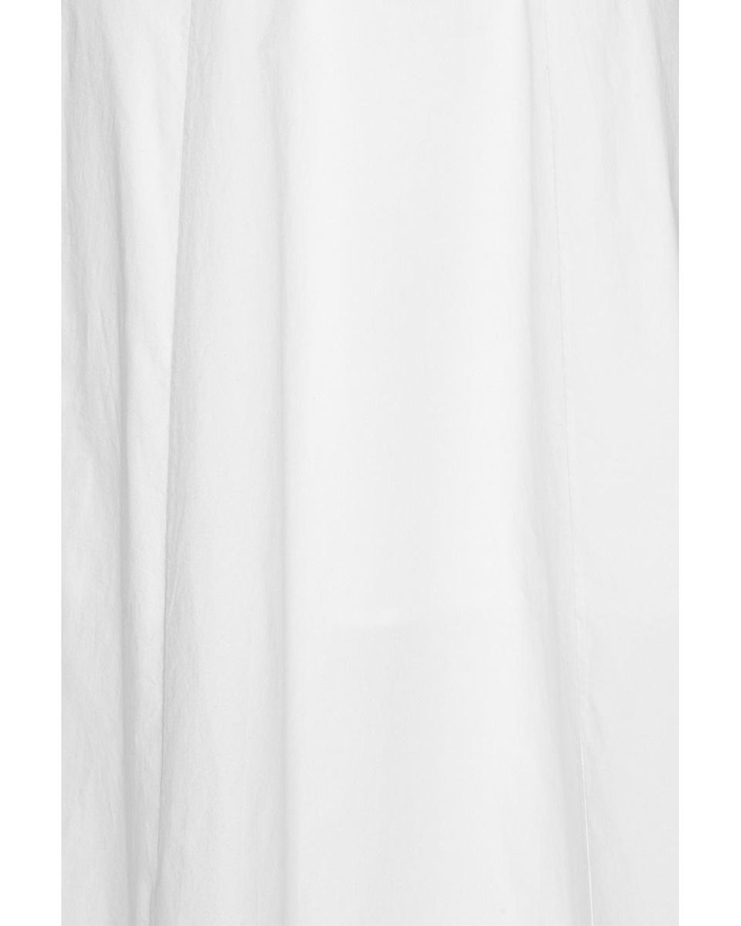 ROTATE BIRGER CHRISTENSEN White Sleeveless Flower Midi Dress