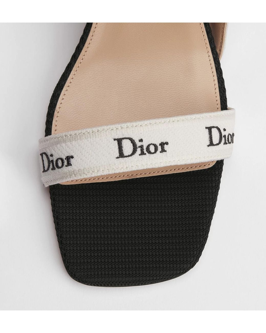 Dior White Sandal With J'A Straps