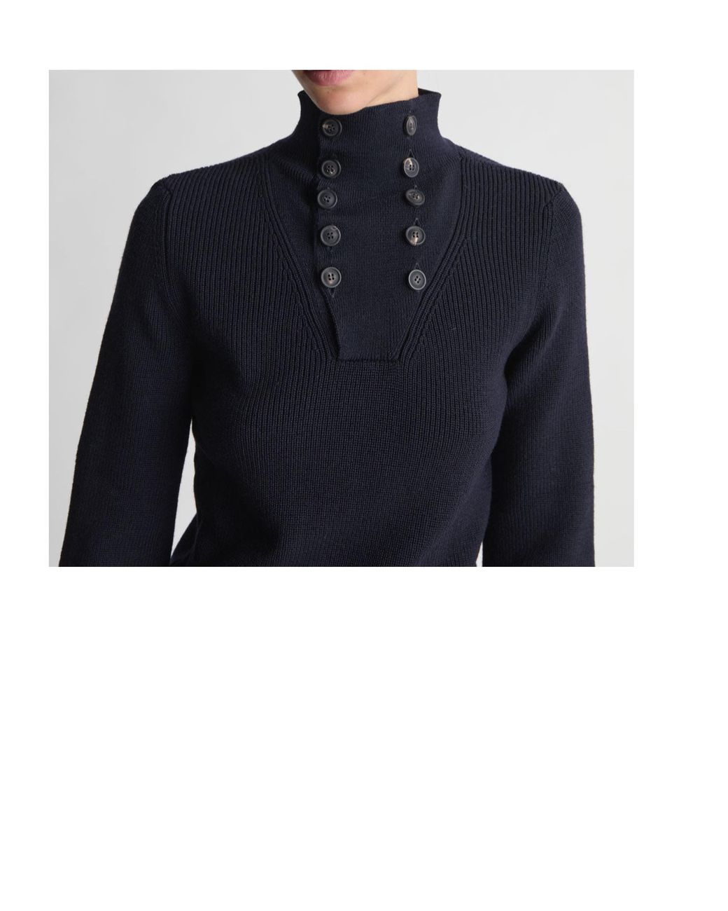 Paloma Wool Blue Turtleneck Sweater