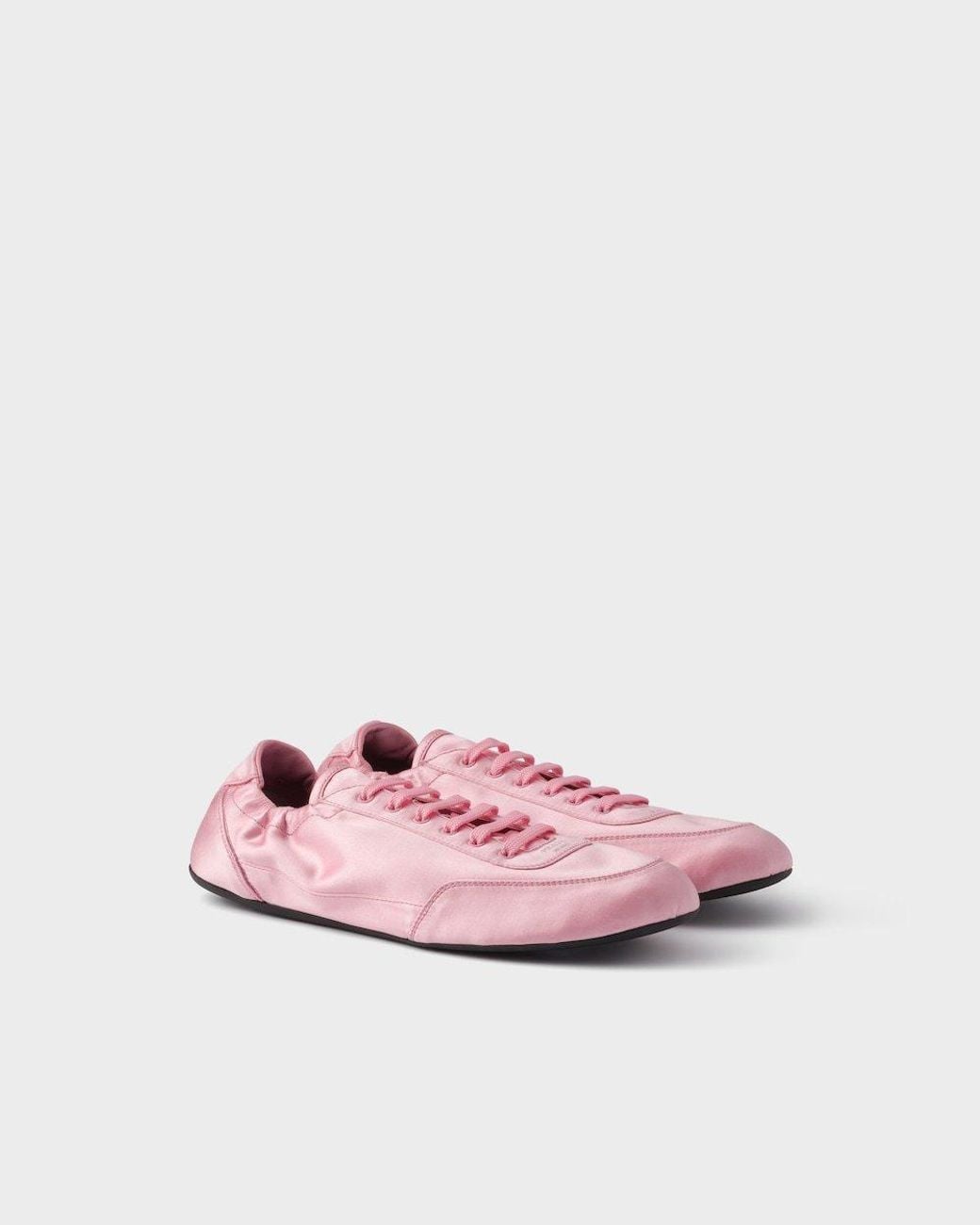 Prada Pink Collapse Low-Top Sneakers