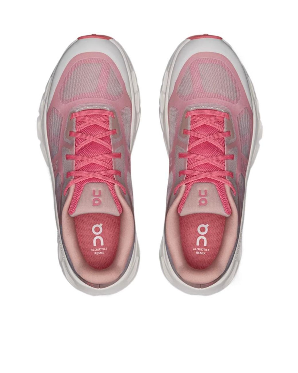 On Shoes Pink Cushioned Low Top Sneakers