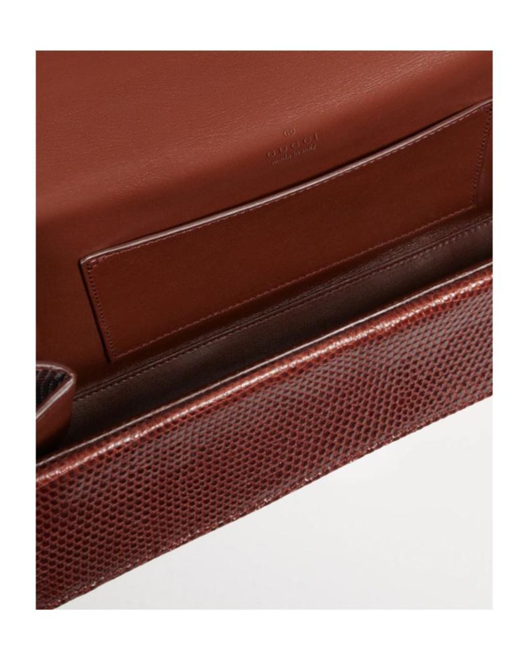 Gucci Brown Dionysus Lizard Medium Shoulder Bag