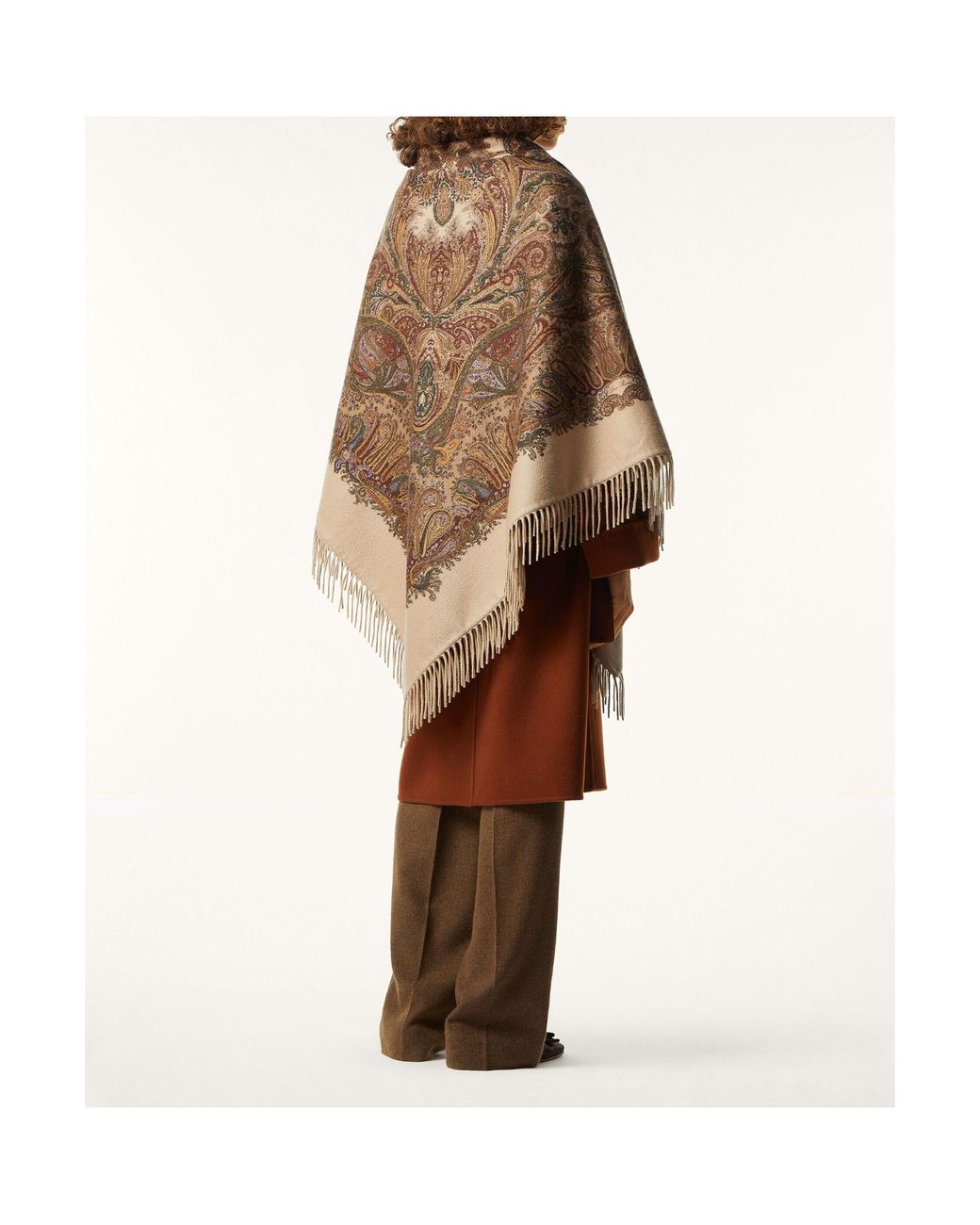 Loro Piana White Soraya Shawl