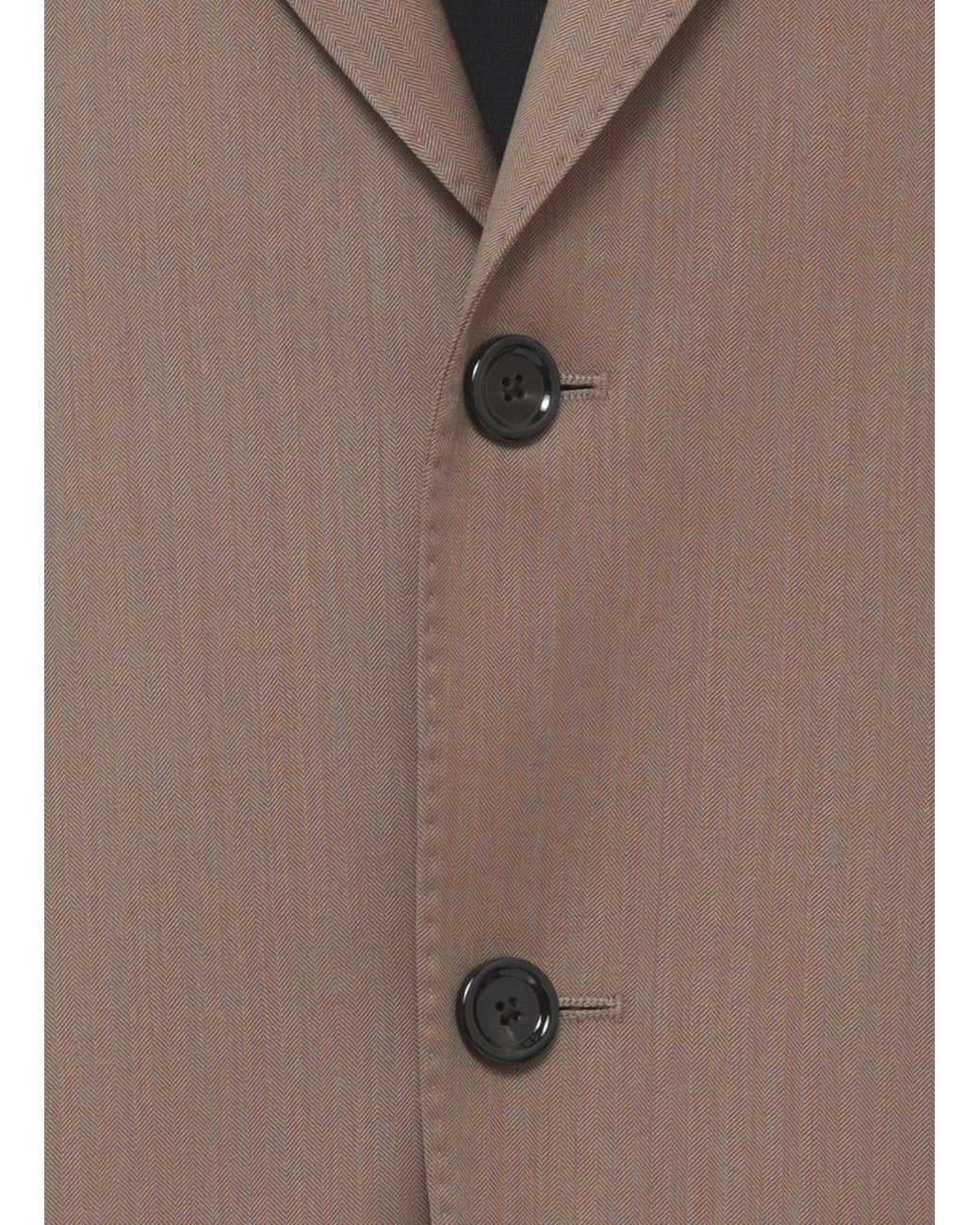 Lardini Brown Single-Breasted Tailored Suit for men