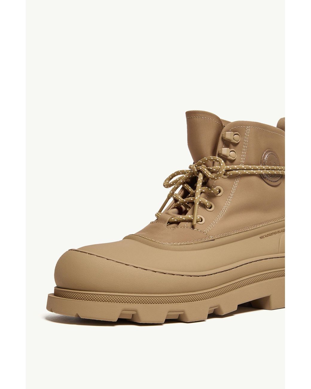 Moncler Brown Vera Sheal Lace-Up Ankle Boots for men