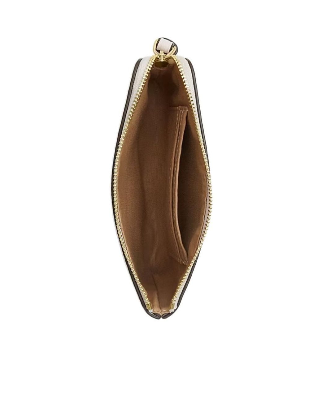 COACH Natural Corner Zip Wristlet With Star Print