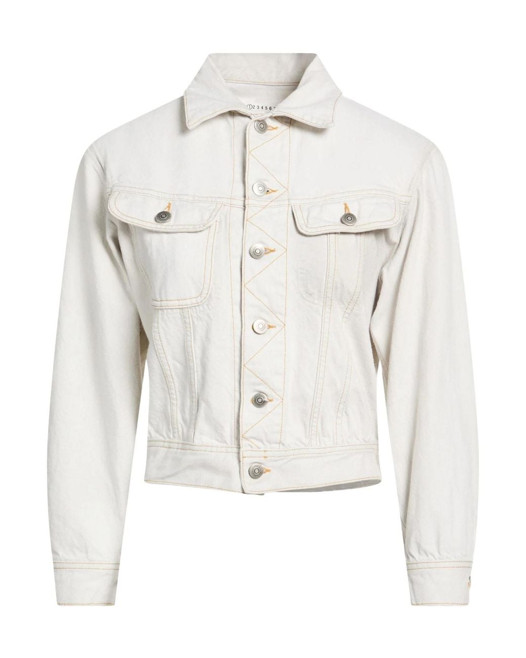 Maison Margiela White Denim Trucker Jacket