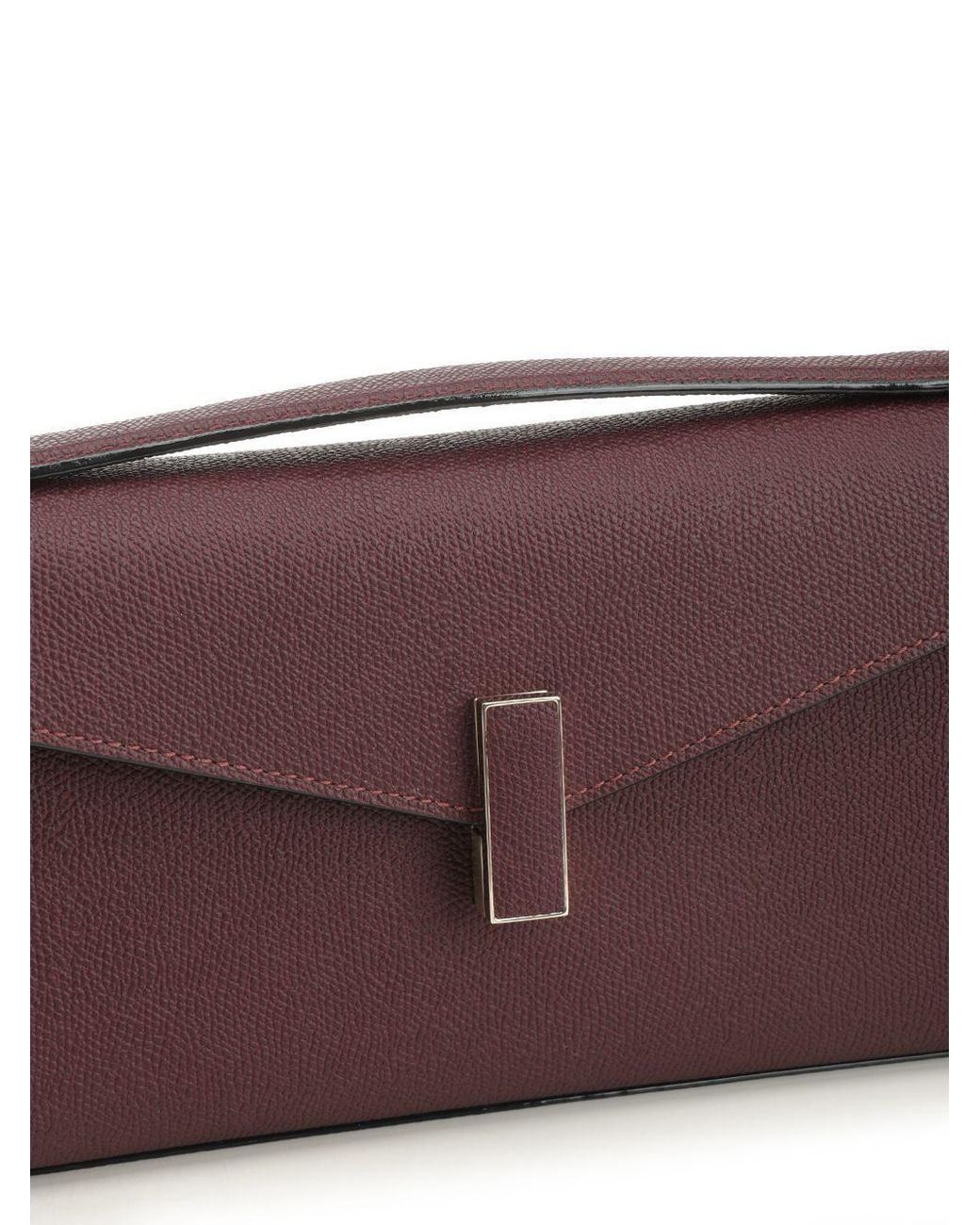 Valextra Purple Iside Clutch Bag