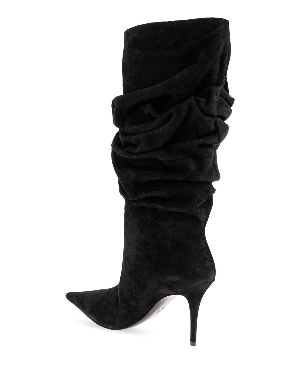 AMINA MUADDI Black Anok High-Heeled Tall Boots