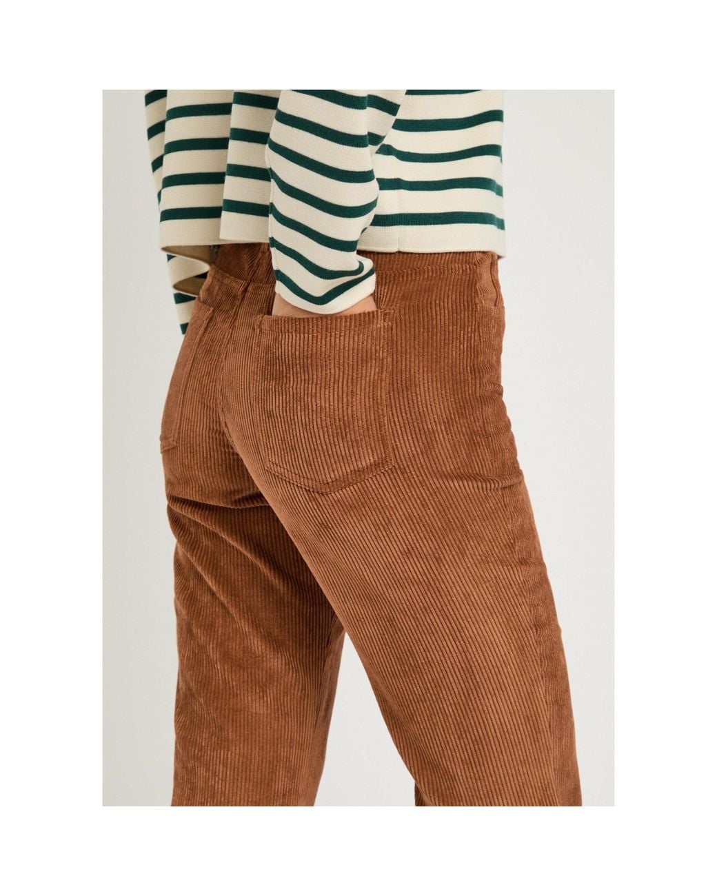 Moncler Brown Casual Corduroy Pants