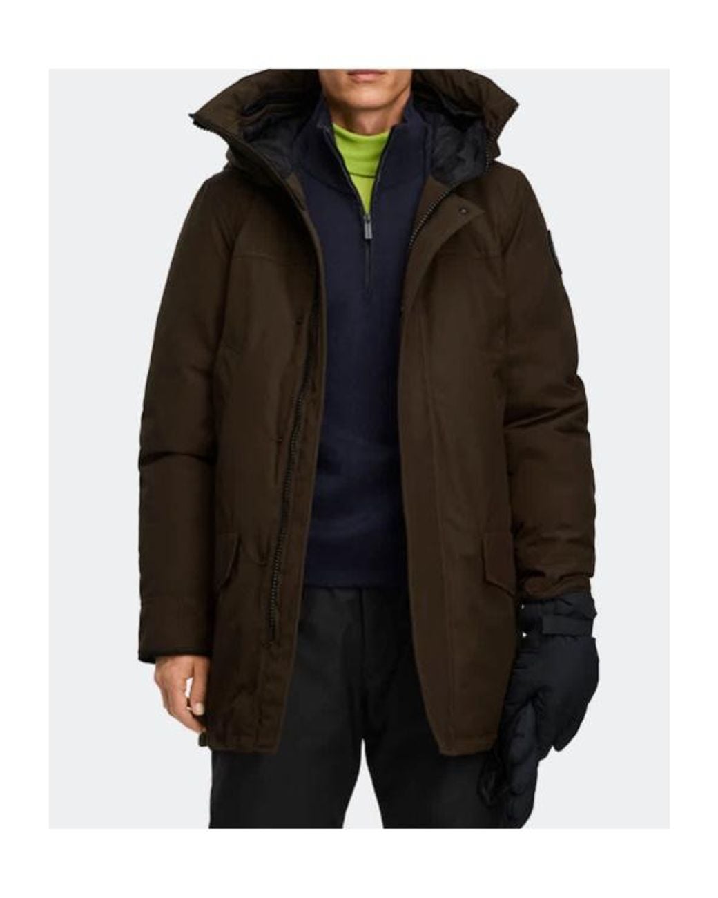 Canada Goose Brown Langford Parka Label for men