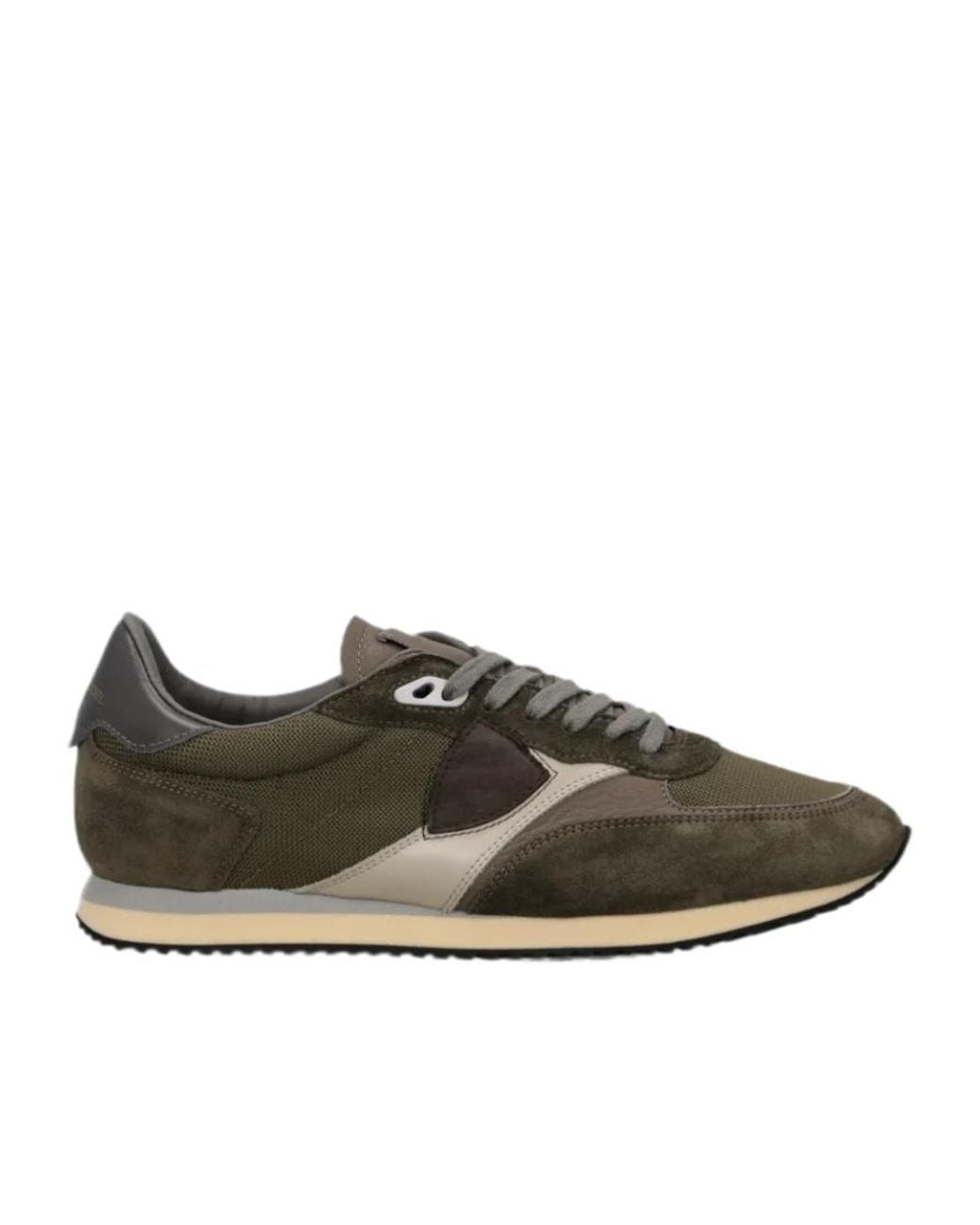 Philippe Model Green Sneakers for men