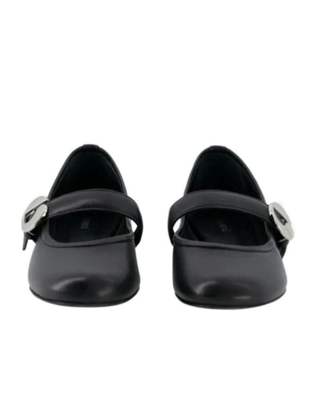 Coperni Black Ballerina Belt Flat Shoes