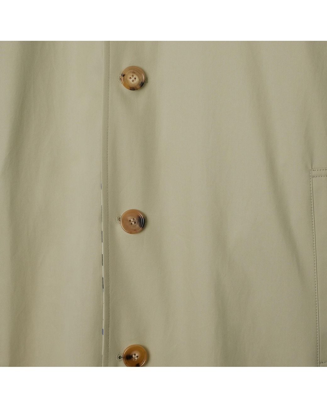 Burberry Natural Reversible Cotton Coat