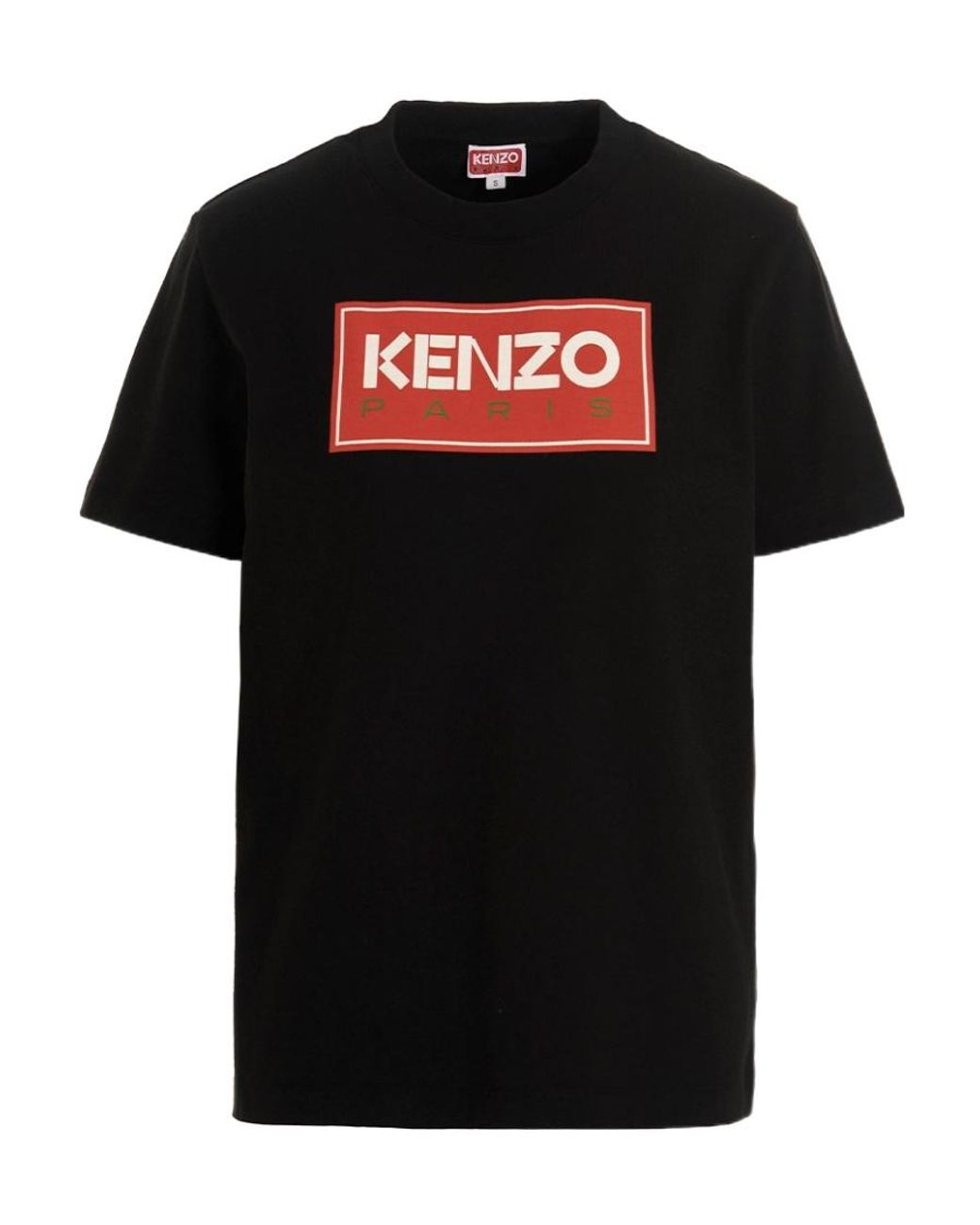 KENZO Black Logo Printed Crewneck T-Shirt