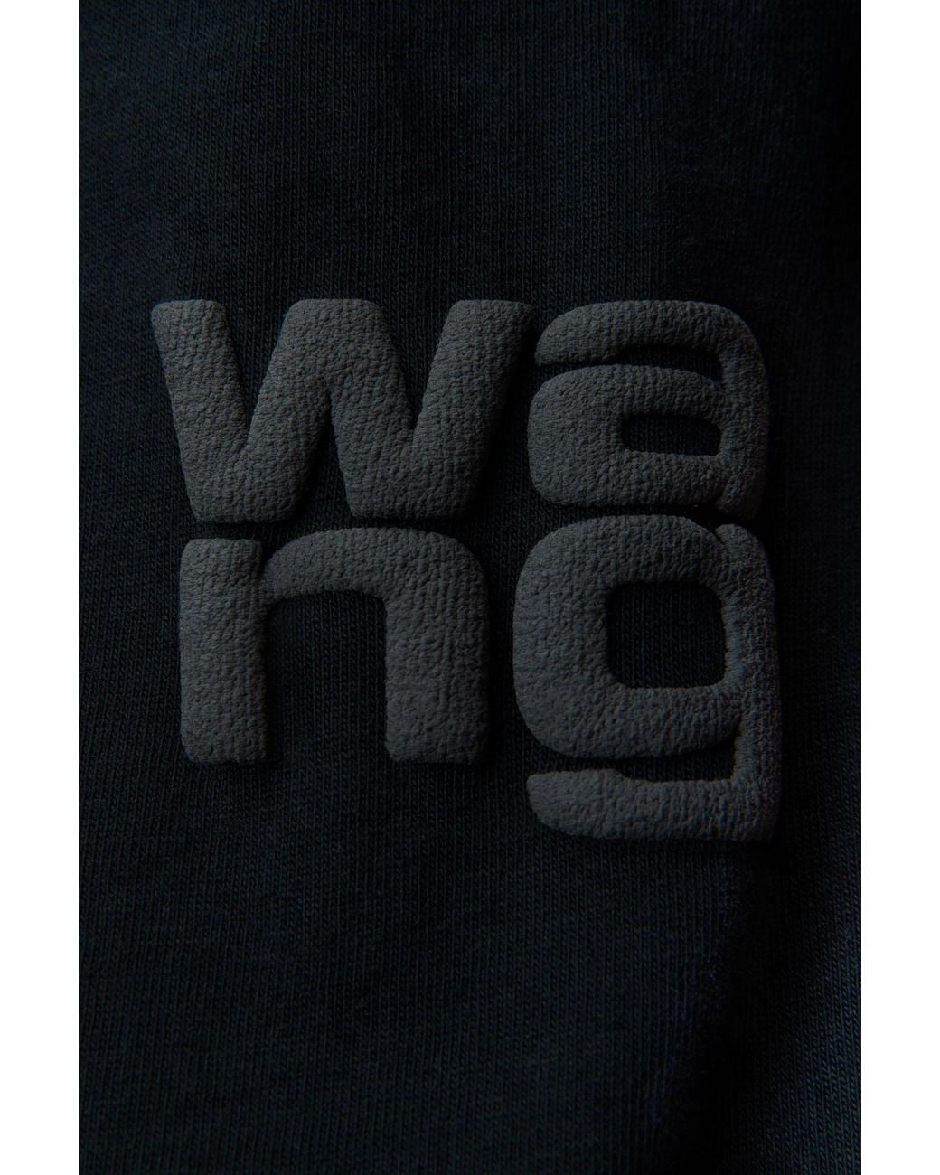 T By Alexander Wang Black Logo Print T-Shirt